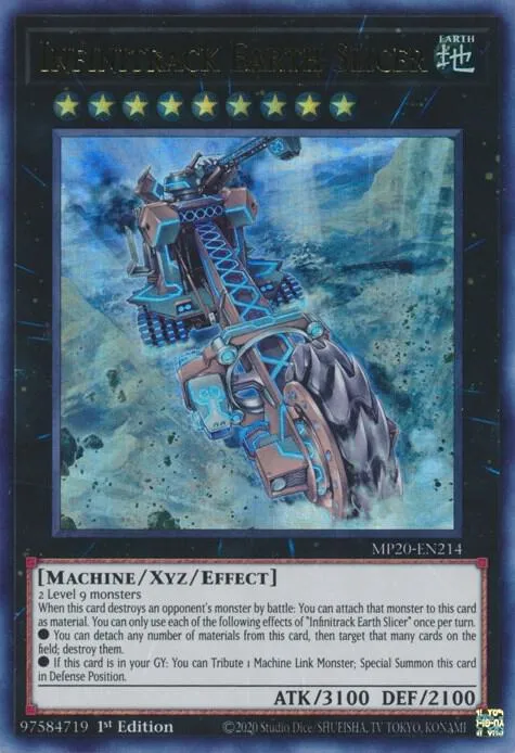Infinitrack Earth Slicer — 2020 Tin of Lost Memories Mega Pack — Yu-Gi-Oh!