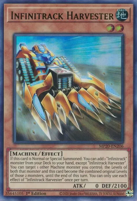 Infinitrack Harvester — 2020 Tin of Lost Memories Mega Pack — Yu-Gi-Oh!