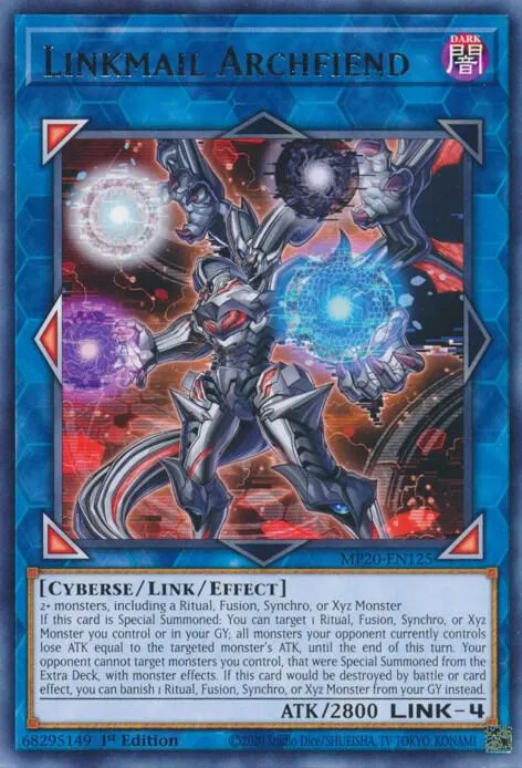 Linkmail Archfiend — 2020 Tin of Lost Memories Mega Pack — Yu-Gi-Oh!