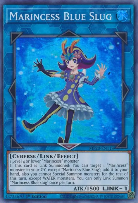 Marincess Blue Slug — 2020 Tin of Lost Memories Mega Pack — Yu-Gi-Oh!
