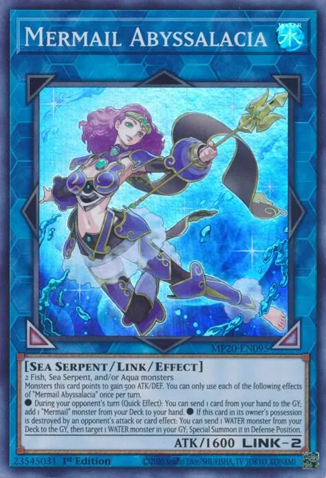 Mermail Abyssalacia — 2020 Tin of Lost Memories Mega Pack — Yu-Gi-Oh!