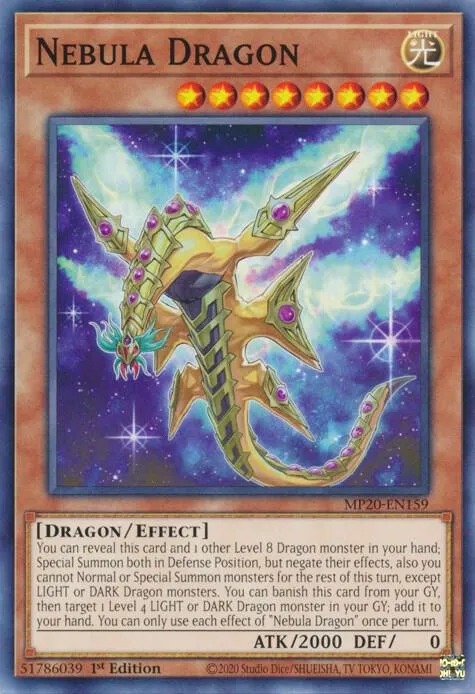 Nebula Dragon — 2020 Tin of Lost Memories Mega Pack — Yu-Gi-Oh!