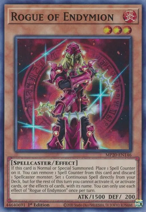 Rogue of Endymion — 2020 Tin of Lost Memories Mega Pack — Yu-Gi-Oh!