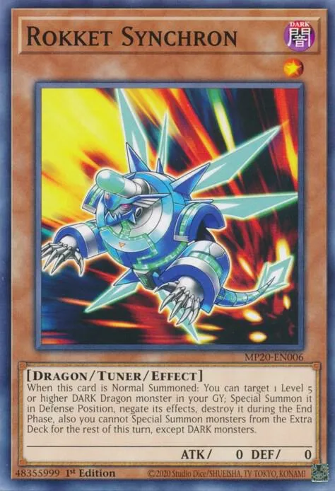 Rokket Synchron — 2020 Tin of Lost Memories Mega Pack — Yu-Gi-Oh!