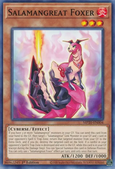 Salamangrande Renardo — 2020 Tin of Lost Memories Mega Pack — Yu-Gi-Oh!