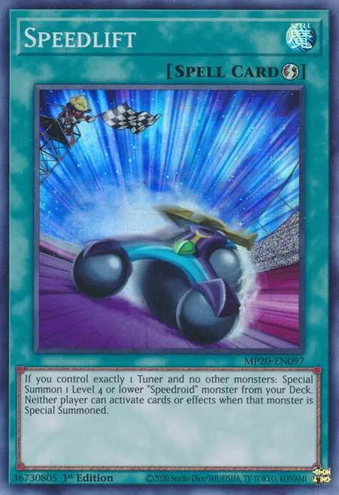 Speedlift — 2020 Tin of Lost Memories Mega Pack — Yu-Gi-Oh!