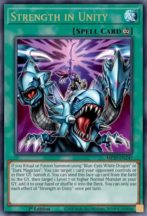 Strength in Unity — 2020 Tin of Lost Memories Mega Pack — Yu-Gi-Oh!