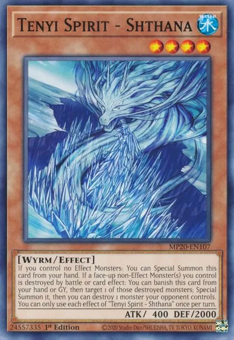 Tenyi Spirit - Shthana — 2020 Tin of Lost Memories Mega Pack — Yu-Gi-Oh!