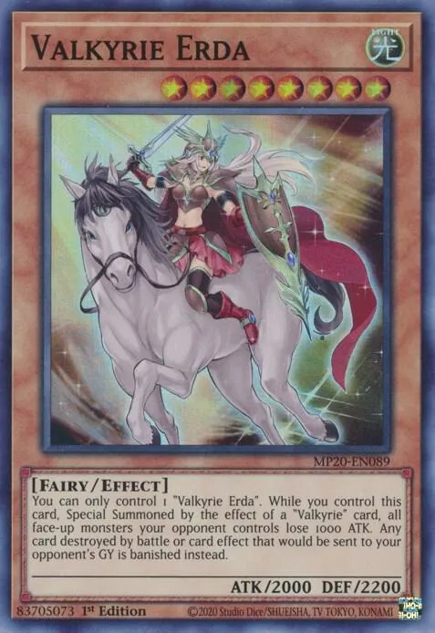Valkyrie Erda — 2020 Tin of Lost Memories Mega Pack — Yu-Gi-Oh!