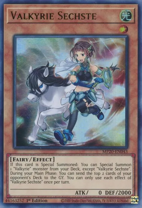 Valkyrie-Sechste — 2020 Tin of Lost Memories Mega Pack — Yu-Gi-Oh!