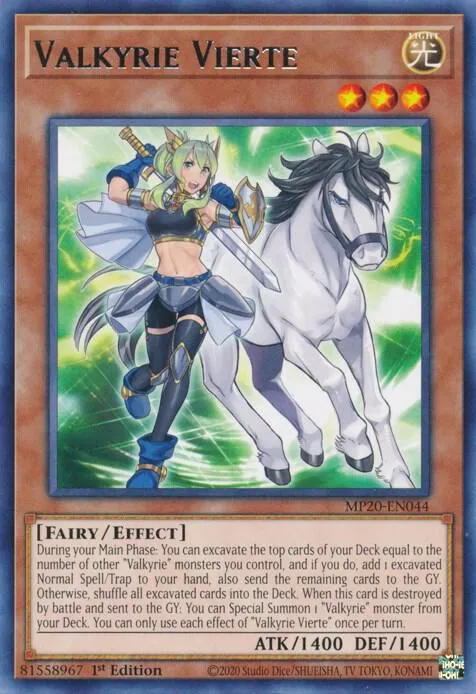 Valkyrie-Vierte — 2020 Tin of Lost Memories Mega Pack — Yu-Gi-Oh!