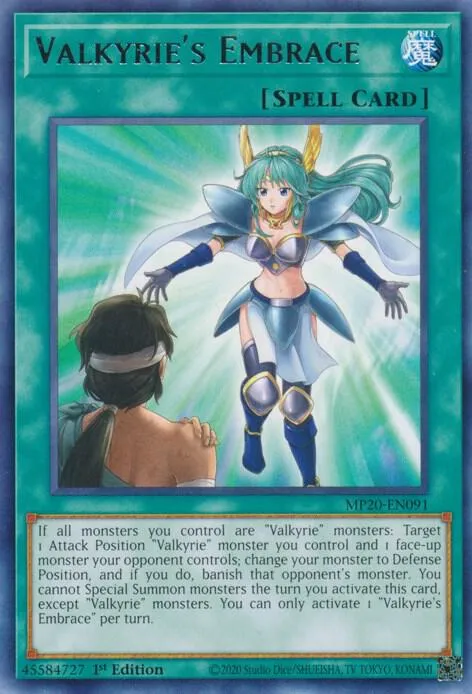 Valkyrie's Embrace — 2020 Tin of Lost Memories Mega Pack — Yu-Gi-Oh!