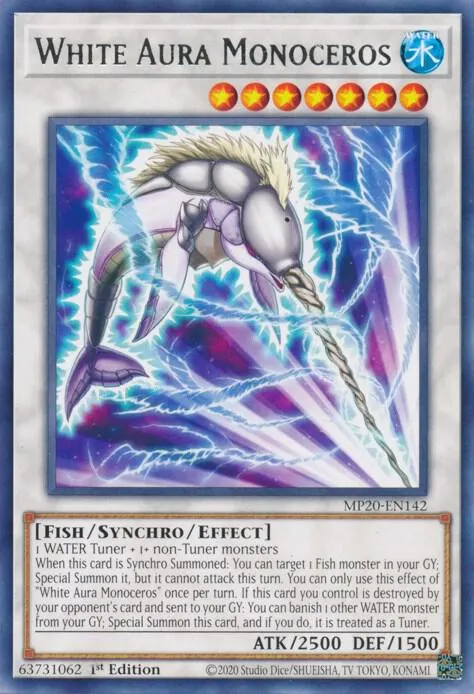 White Aura Monoceros — 2020 Tin of Lost Memories Mega Pack — Yu-Gi-Oh!