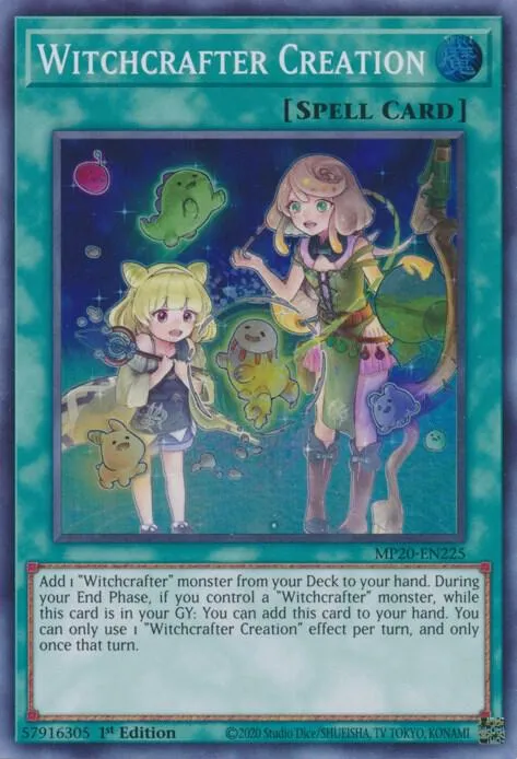 Witchcrafter Creation — 2020 Tin of Lost Memories Mega Pack — Yu-Gi-Oh!