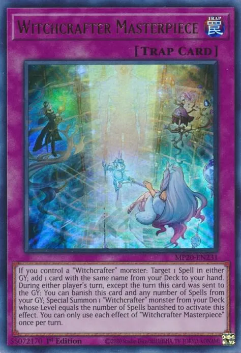 Chef-d'Œuvre Artisanesorcière — 2020 Tin of Lost Memories Mega Pack — Yu-Gi-Oh!