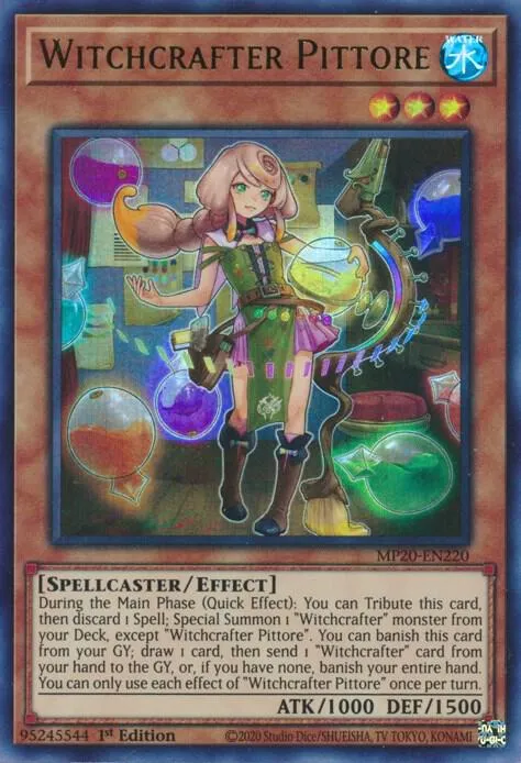 Witchcrafter Pittore — 2020 Tin of Lost Memories Mega Pack — Yu-Gi-Oh!