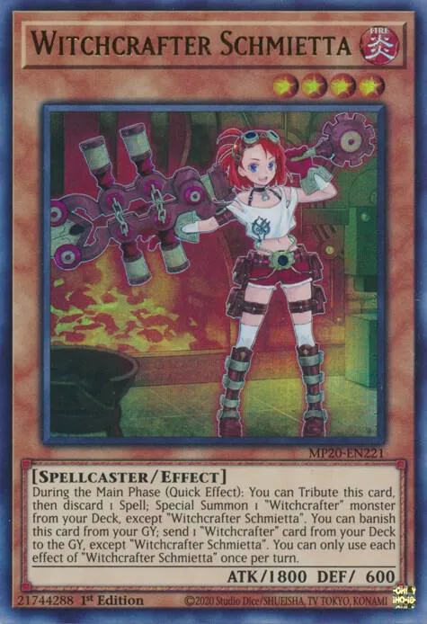 Witchcrafter Schmietta — 2020 Tin of Lost Memories Mega Pack — Yu-Gi-Oh!