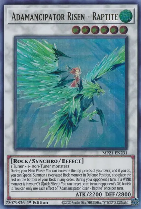 Éveillé Inflexcipateur - Raptite — 2021 Tin of Ancient Battles — Yu-Gi-Oh!