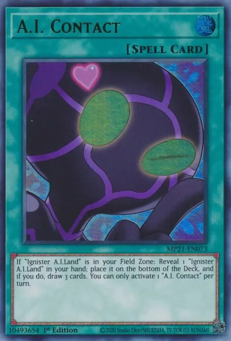 A.I. Contact — 2021 Tin of Ancient Battles — Yu-Gi-Oh!