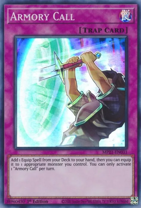 Armory Call — 2021 Tin of Ancient Battles — Yu-Gi-Oh!