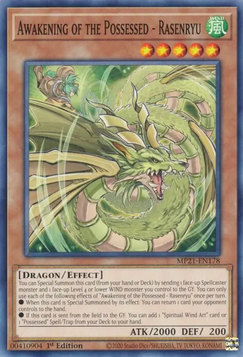 Éveil des Possédées - Rasenryu — 2021 Tin of Ancient Battles — Yu-Gi-Oh!