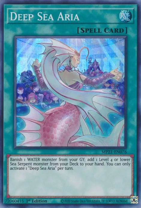 Deep Sea Aria — 2021 Tin of Ancient Battles — Yu-Gi-Oh!