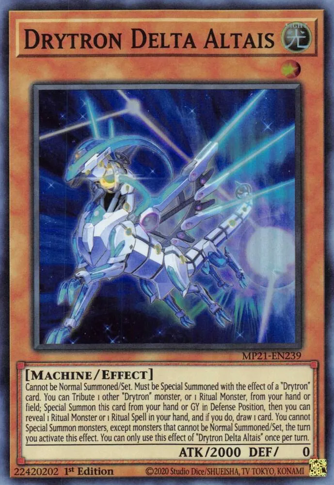 Drytron Delta Altais — 2021 Tin of Ancient Battles — Yu-Gi-Oh!