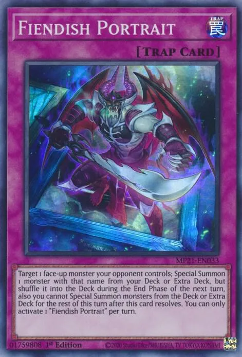 Fiendish Portrait — 2021 Tin of Ancient Battles — Yu-Gi-Oh!