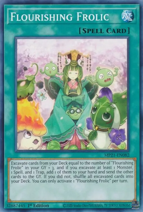 Flourishing Frolic — 2021 Tin of Ancient Battles — Yu-Gi-Oh!