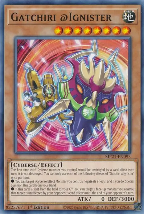 Gatchiri @Ignister — 2021 Tin of Ancient Battles — Yu-Gi-Oh!