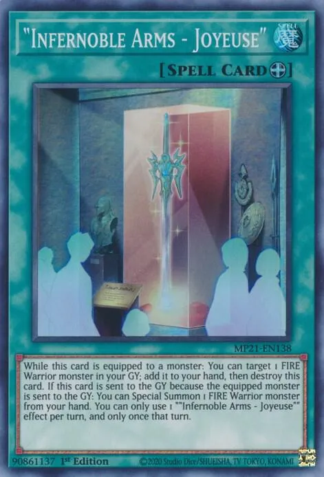 "Infernoble Arms - Joyeuse" — 2021 Tin of Ancient Battles — Yu-Gi-Oh!