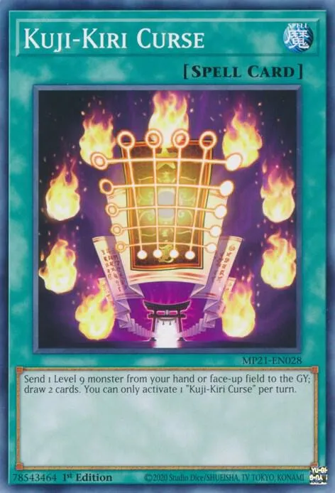 Kuji-Kiri Curse — 2021 Tin of Ancient Battles — Yu-Gi-Oh!