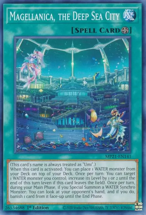 Magellanica, the Deep Sea City — 2021 Tin of Ancient Battles — Yu-Gi-Oh!