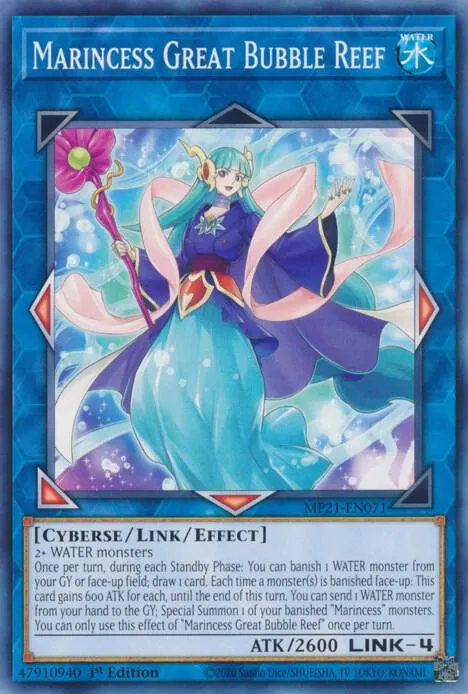 Récif Grande Bulle Marincesse — 2021 Tin of Ancient Battles — Yu-Gi-Oh!