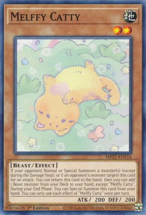 Melffy Catty — 2021 Tin of Ancient Battles — Yu-Gi-Oh!