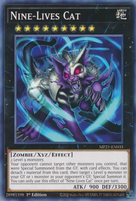 Chat à Neuf Vies — 2021 Tin of Ancient Battles — Yu-Gi-Oh!