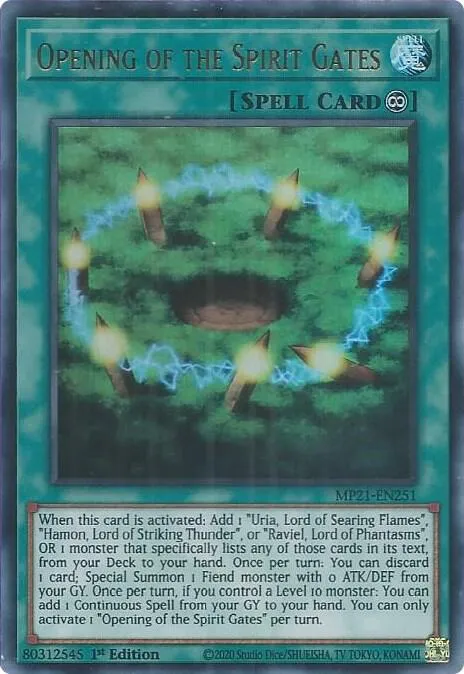 Opening of the Spirit Gates — 2021 Tin of Ancient Battles — Yu-Gi-Oh!
