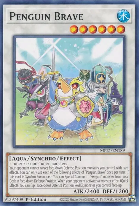 Penguin Brave — 2021 Tin of Ancient Battles — Yu-Gi-Oh!