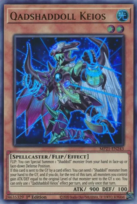 Qadshaddoll Keios — 2021 Tin of Ancient Battles — Yu-Gi-Oh!