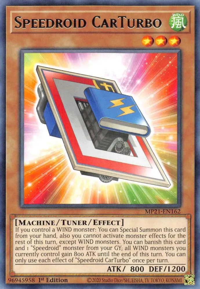 Speedroid CarTurbo — 2021 Tin of Ancient Battles — Yu-Gi-Oh!