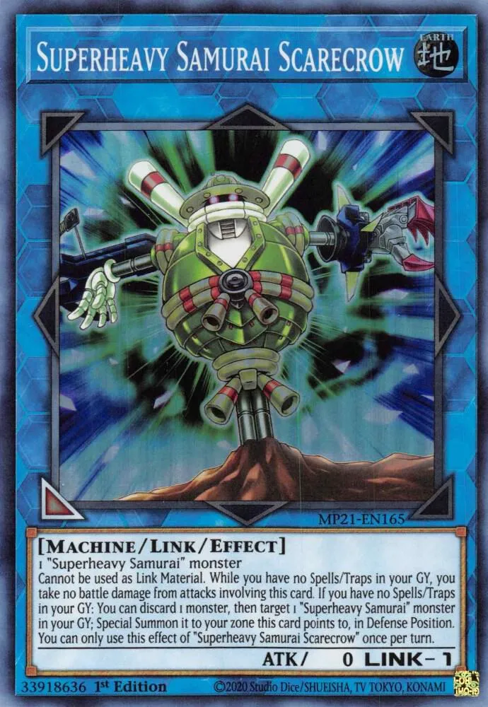 Superheavy Samurai Scarecrow — 2021 Tin of Ancient Battles — Yu-Gi-Oh!