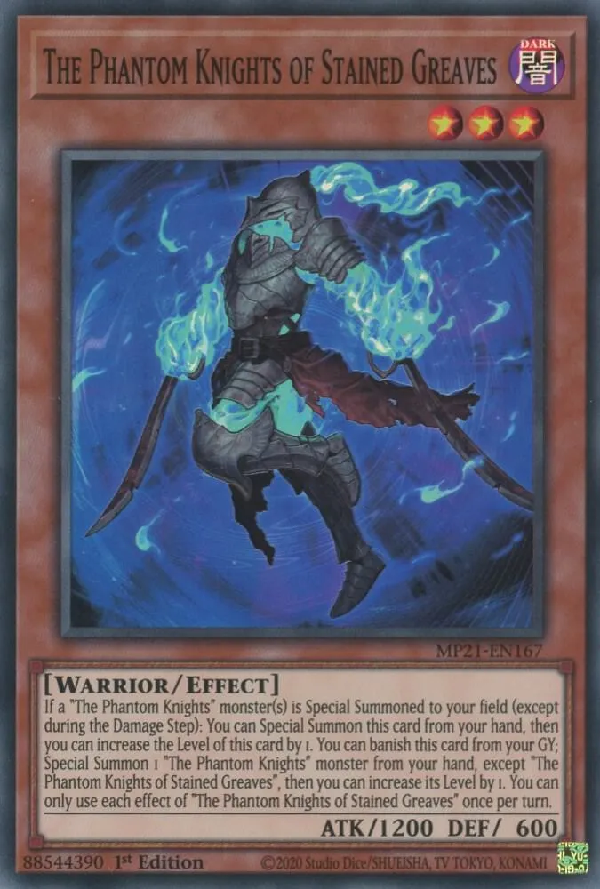 The Phantom Knights of Stained Greaves — 2021 Tin of Ancient Battles — Yu-Gi-Oh!
