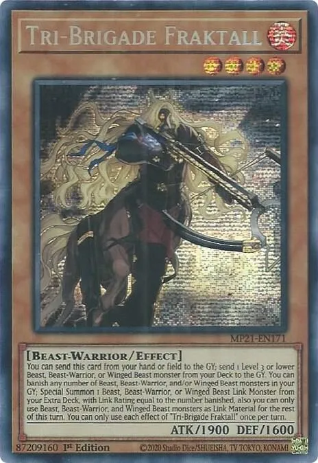 Fraktall Tri-Brigade — 2021 Tin of Ancient Battles — Yu-Gi-Oh!