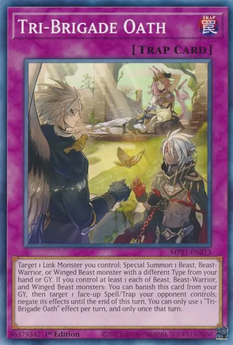 Tri-Brigade Oath — 2021 Tin of Ancient Battles — Yu-Gi-Oh!