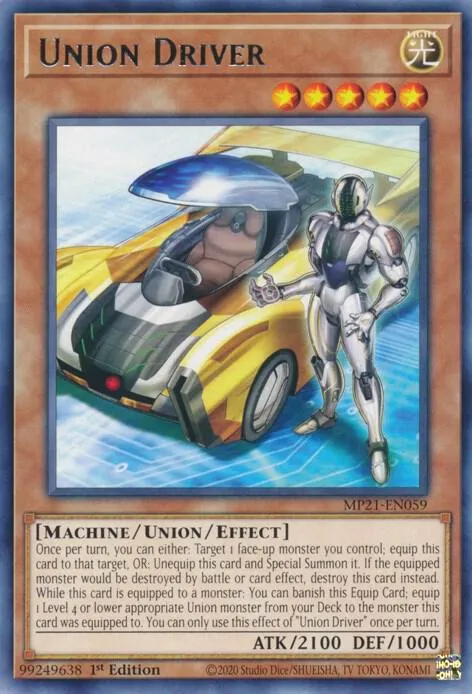 Union Driver — 2021 Tin of Ancient Battles — Yu-Gi-Oh!