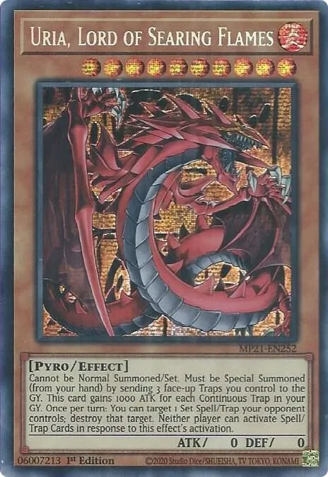 Uria, Lord of Searing Flames — 2021 Tin of Ancient Battles — Yu-Gi-Oh!
