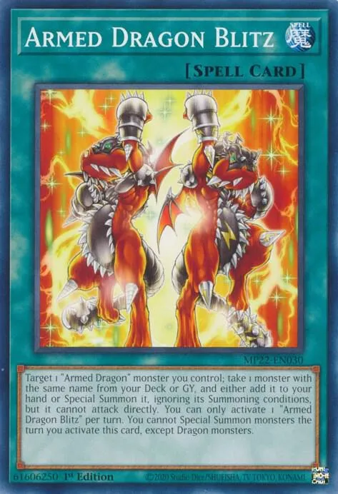 Dragon Armé de l'Éclair — 2022 Tin of the Pharaoh's Gods — Yu-Gi-Oh!