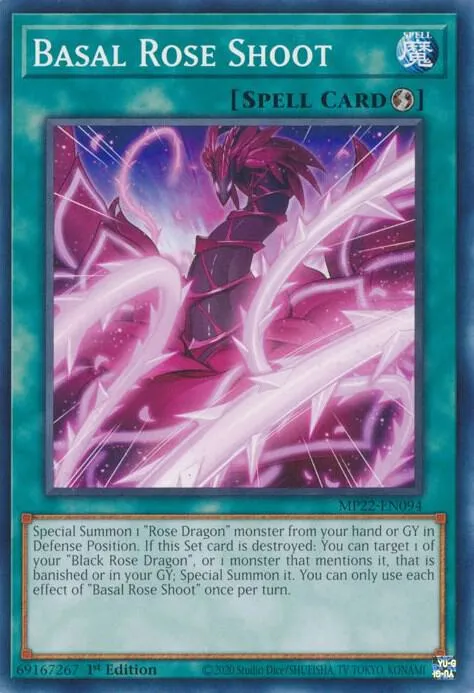 Pousse Basale de Roses — 2022 Tin of the Pharaoh's Gods — Yu-Gi-Oh!