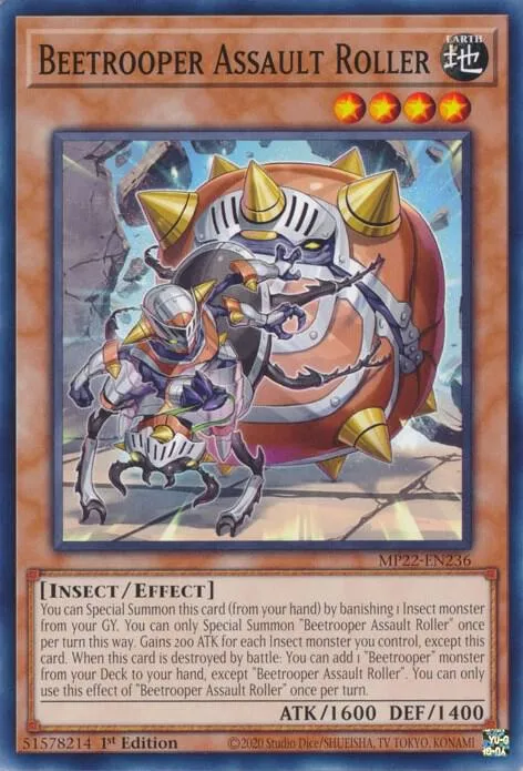 Roller d'Assaut de la Coléoptroupe — 2022 Tin of the Pharaoh's Gods — Yu-Gi-Oh!