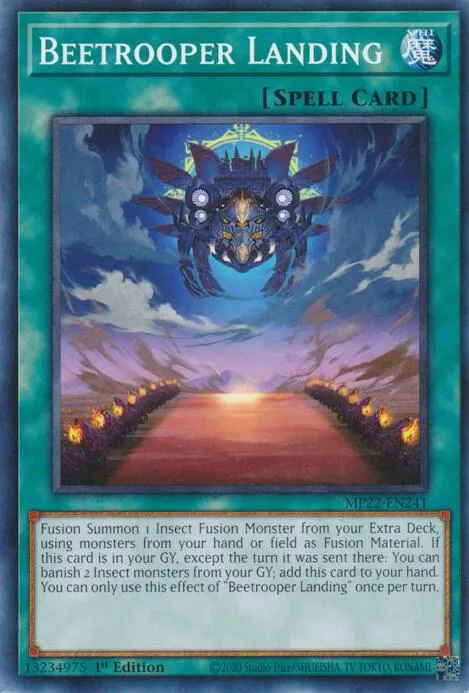 Atterrissage de la Coléoptroupe — 2022 Tin of the Pharaoh's Gods — Yu-Gi-Oh!
